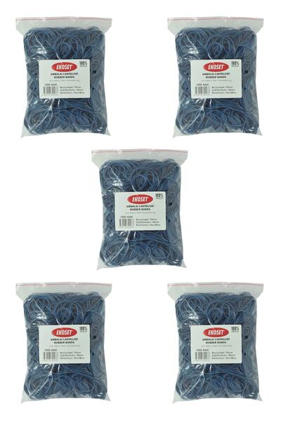 ekoset Blue Pack Packaging Money Rubber 70 mm 5,000 Pieces
