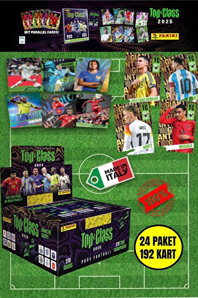 TOYFEST Panini Adrenalyn Top Class - 2025 Official Trading Card Footballer Ca...