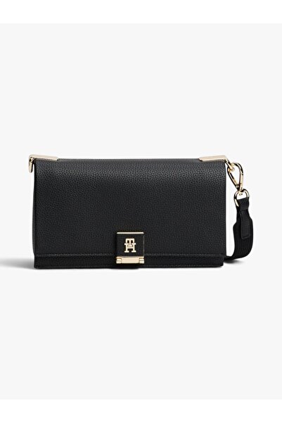 Tommy Hilfiger TH HER MINI CROSSOVER Kadın Siyah Çanta - AW0AW17949