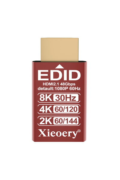 Choice 8k 7680x4320 RGB 48Gbps HDMI Dummy Plug - True 8K 3840x2160@120Hz, EDI...