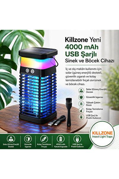 Killzone Şarjlı UV Sinek Öldürücü Cihaz
