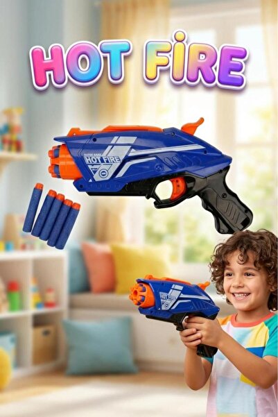 Tıfıl Toys Nişancı 4 Sünger Dart Atan 10 Dartlı Silah 6262