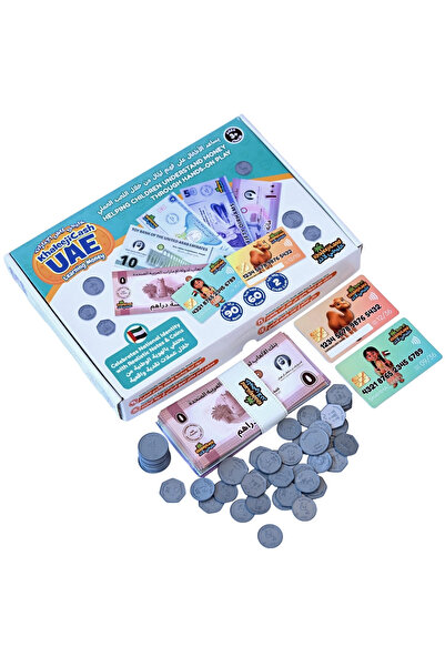KhaleejiLand KhaleejiCash - UAE Learning Money Set for Kids, Bilingual Arabic...
