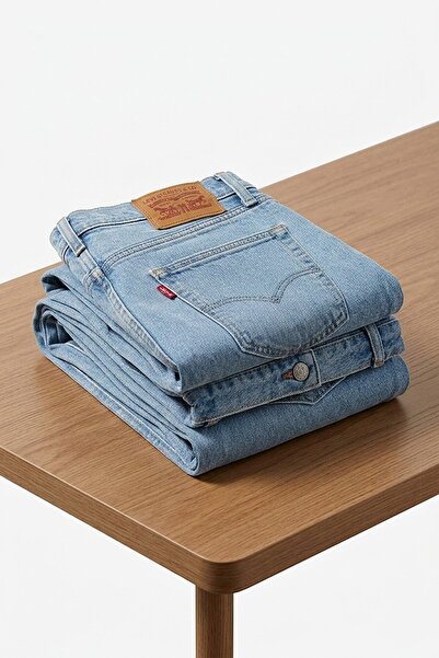Levi's LEVİS 512™ SLIM TAPER CALL IT OFFAÇIK MAVİ