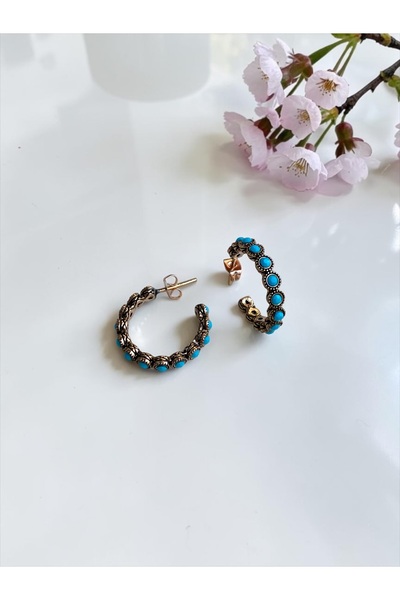 FAYRA ACCESSORIES Waterway Hoop Earrings