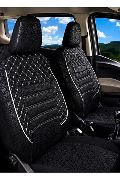 ZAFAKS Fiat Linea Uyumlu Oto Koltuk Kılıfı Gofraj Kumaş - Tam Set