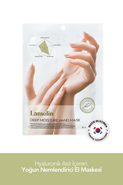 Lamelin Hyalüronik Asit İçeren Yoğun Nemlendirici El Maskesi Deep Moısture Hand