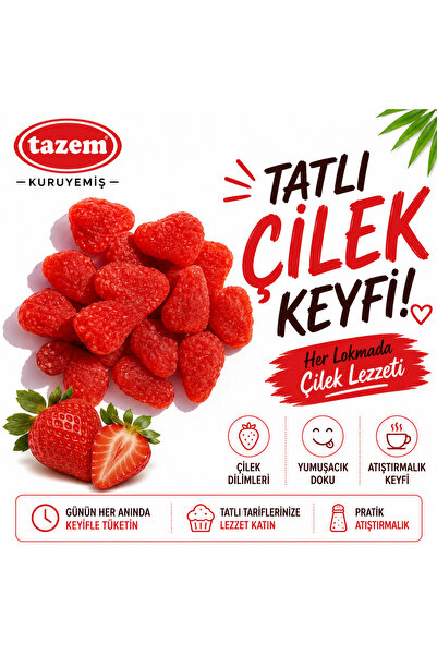 TAZEM KURUYEMİŞ Çilek Kurusu 500 G