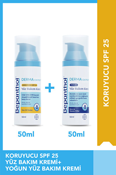 Bepanthol Derma Nemlendirici Spf 25 Günlük Yüz Bakım Kremi + 50ml Derma Günlü...