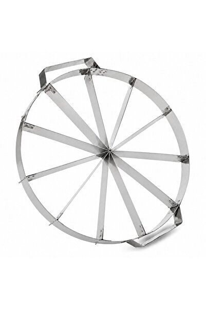 dinckitchen Paslanmaz Çelik Pasta Dilimleme Aparatı 28 cm 12 Dilim 28 cm - 12...