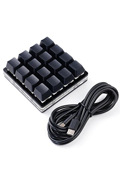 Choice 16 keys Mini Black 24 Keys Custom Mechanical Keyboard 16 Keys Programm...