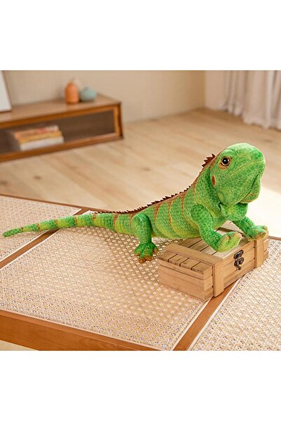 Choice 65cm cuilvse65cm 65CM Simulated Mane Lizard Doll Chameleon Plush Toy C...