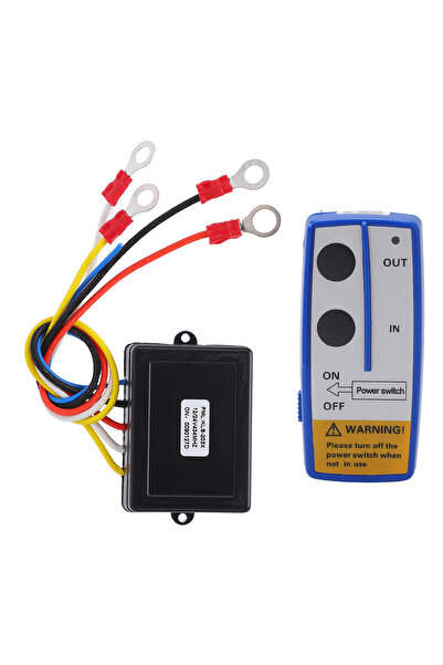 Choice1 Blue 12V 24V Wireless Winch Remote Control Switch Kit Handset Switch ...