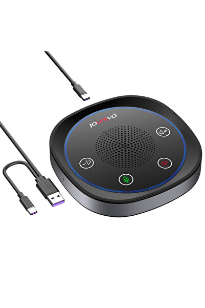 Choice1 ميكروفون مؤتمرات USB JV801P بمفتاح لمس سلكي ميكروفون متعدد الاتجاهات ...