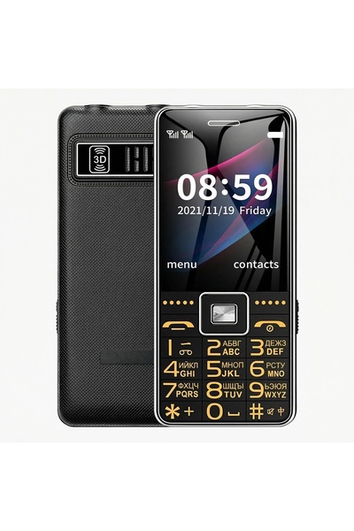 Choice Stabdard Black GSM 2G BAR Phone G600 Dual SIM Card 6800mAh Battery SOS...