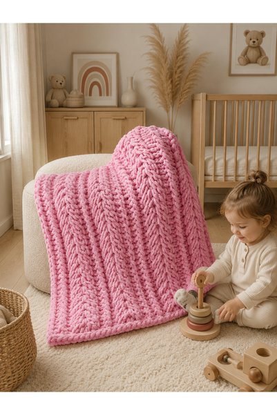 Custom Baby Baby & Kids Blanket Special Design Premium Texture Alize Puffy Ba...