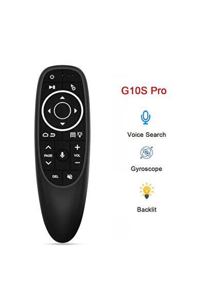 Choice جهاز تحكم عن بعد صوتي G10S Pro G10S PRO BT 2.4G مع ماوس هوائي لاسلكي B...