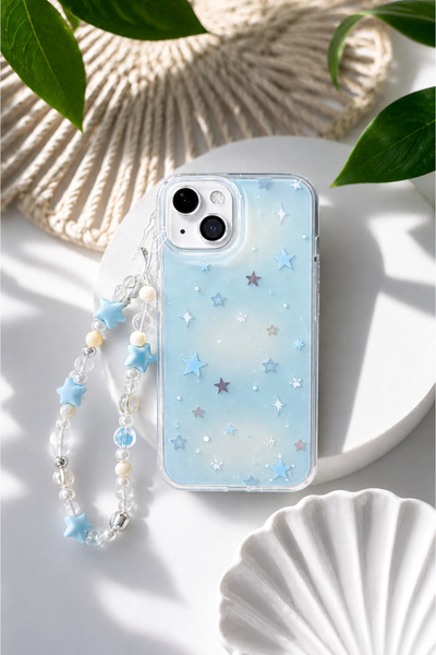 Go Aksesuar Iphone 15 - 14 VE 13 Uyumlu Charm YIldız Tasarımlı Esnek Silikon ...
