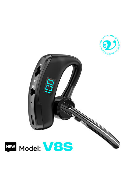 Choice V8S Black Bluetooth 5.3 Business Wireless Earphone Left Right Ear Univ...