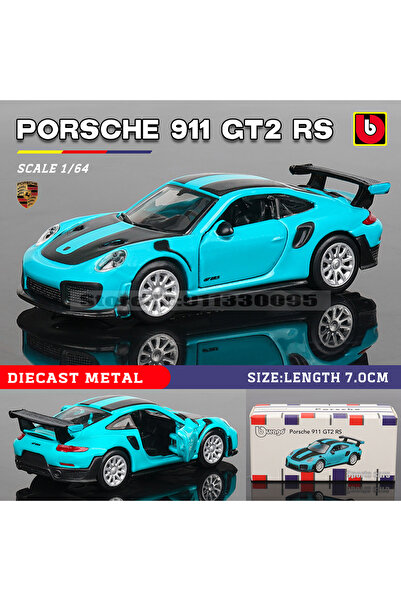 Choice25 بورش 911 جي تي 2 بوراجو 1:64 جولف بورش 911 شيلبي رافينتون موستانج لا...