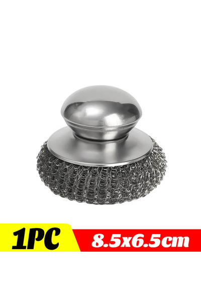 Choice6 1PCS 1-10PCS Stainless Steel Pot Brush with Handle Heavy Duty Dishwas...