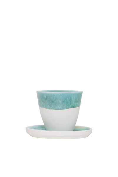 Yargıcı Seramik El Yapımı Kahve Fincan Seti(7x6 Cm)