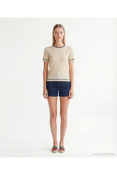 Yargıcı Regular High Waist Bermuda/Shorts