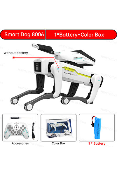 Choice with turret 1B BX Teeggi Electric RC Intelligent Robot Dog Multifuncti...