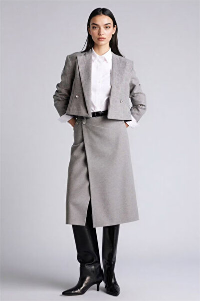 DeFacto Normal Waist Taffeta Midi Skirt G9096Ax26Sp