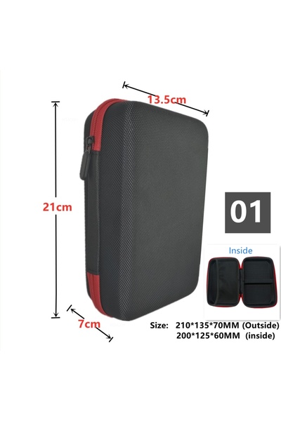Choice 01 Digital Multimeter Bag Tool Bag Black For Headphone Bag Shockproof ...