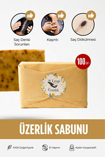 El Yapımı Doğal Üzerlik Sabunu | Arındırıcı Cilt Sabunu | 100 gr