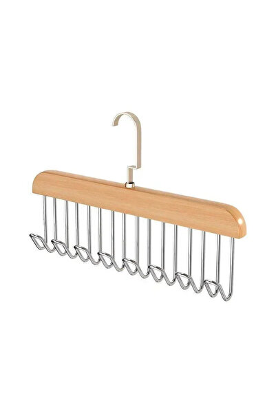 Choice Light Beige Solid Wood Hanger Hook Women Storage Bra Hanger Household ...