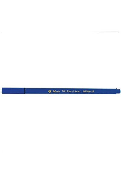 Masis Felt Tip Pen Dark Blue 10 Lu S6504-16 (1 Pack 10 Pieces)