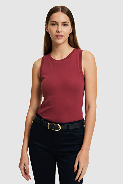 U.S. Polo Assn. Women's Cherry Crew Neck Basic T-Shirt 50323534-Vr223
