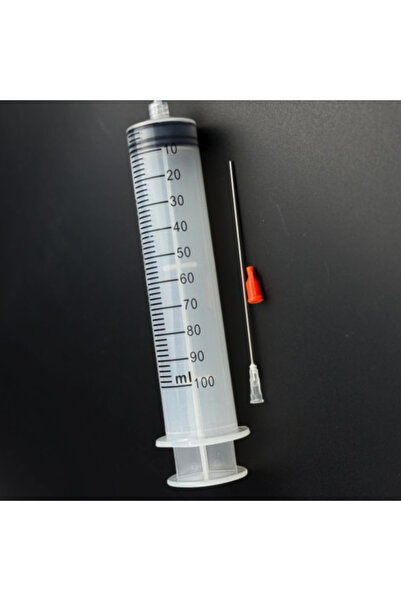 Choice7 100ml 100ml Plastic Luer Lock Syringe Industrial Syringes with 4 Inch...