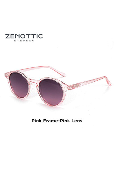 Choice ZENOTTIC 007 Pink Lens ZENOTTIC (S Size) Retro Circular Polarized Sung...