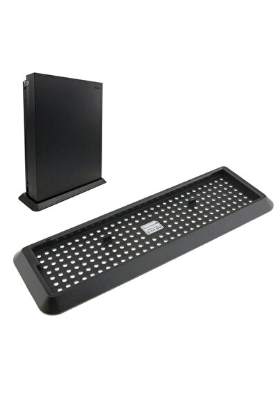 Choice for XBOX ONE X Vertical Stand Mount Holder Base Cooling Vents Black Fo...