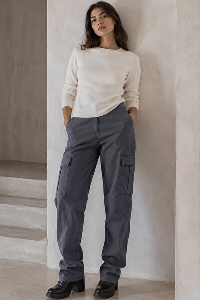 Madmext Smoked Pocket Detailed Cargo Pants Mg1602