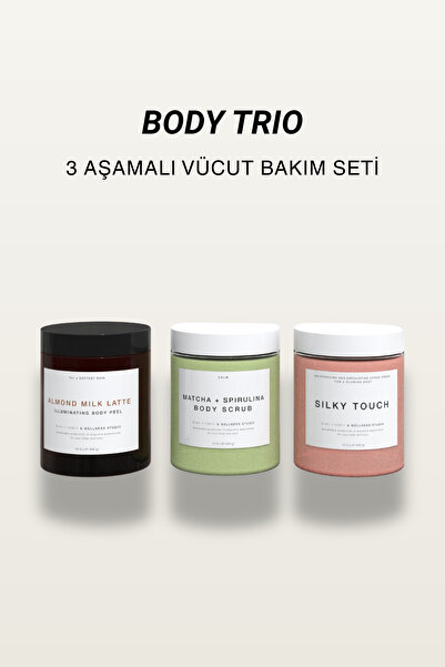 DeDe Candle & Wellness Studio Üç Aşamalı Vücut Ovması Seti | Body Scrub Set