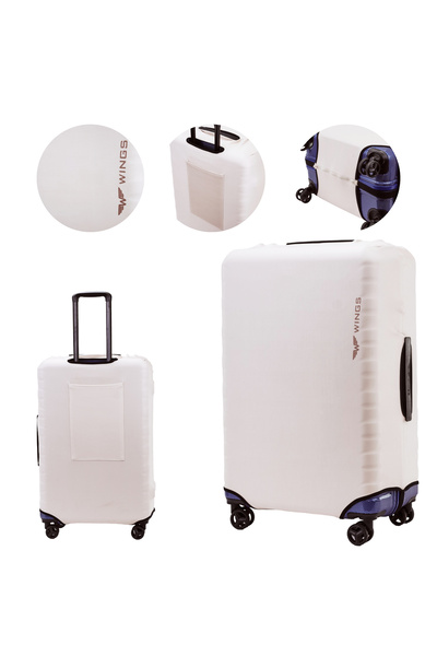 WINGS BRAND Husă pentru un valiză mare de 28 de inci, model Wings, BEJ