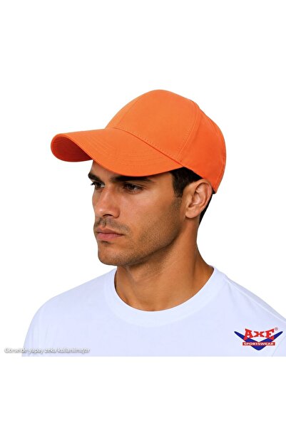 AXE SPORTSWEAR Șapcă sport de baseball unisex, portocalie, din microfibră, cu...