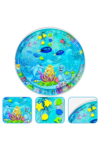 Choice Blue 1pc 100cm Large Baby Playing Water Mat Dolphin Seal Pattern PVC I...