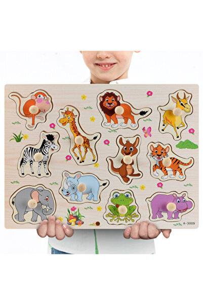 Choice1 A3009 Montessori Wooden Puzzles Hand Grab Boards Toys Tangram Jigsaw ...