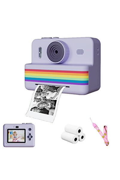 Choice Young purple Digital Children Camera For Photography Mini Printer Port...