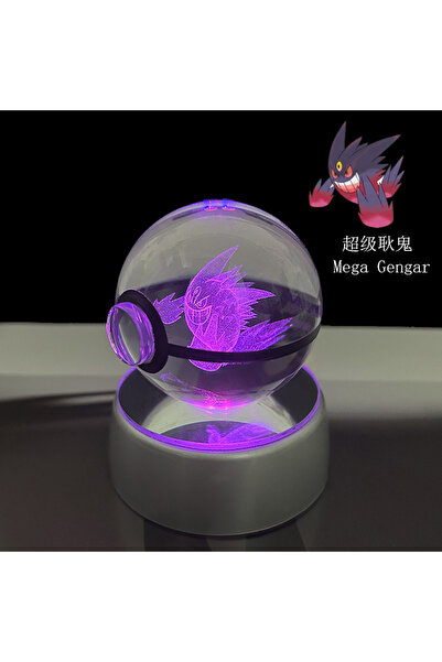 Choice6 Mega Gengar Pokemon Crystal Ball Pikachu Gengar Eevee Mewtwo Lacario ...