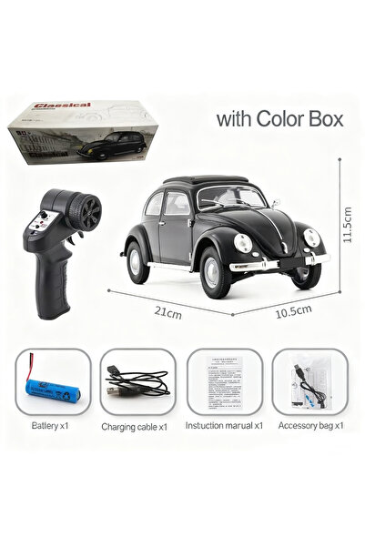 Choice Black Color box 1/16 Full Scale Classical RC Car D62mini Remote Contro...