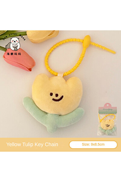Choice Plush C 1/3 Pcs Cute Cartoon Tulip Plush Toy Keychain Pendant Girl Bac...