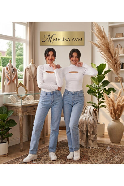 MELİSA AVM 2 adet Boyunluk kolluk penye kumaş likralı