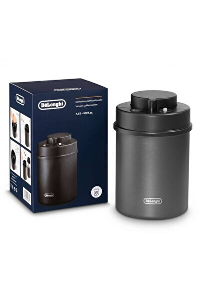 DELONGHİ Вакуумен контейнер за кафе DLSC071, вместимост 1.5л, побира 500гр ка...