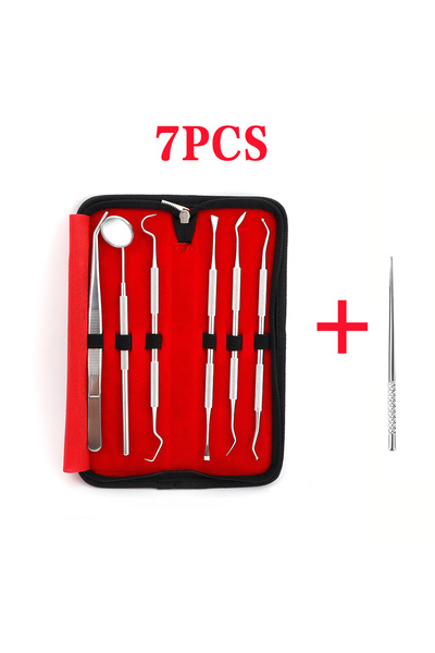 Choice4 7PCS Stainless Steel Dental Cleaning Tool, Removes Tooth Dirt, Cleans...